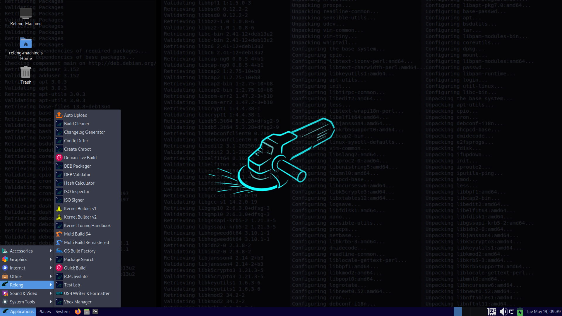 Releng Machine Desktop