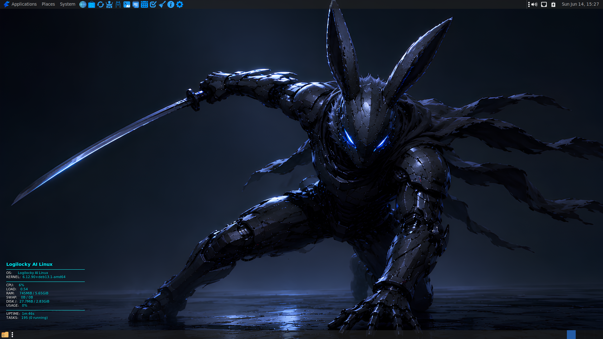 Logilocky AI Linux Desktop